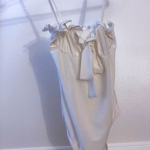 White Missguided Bodysuit